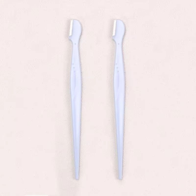 Karsyngirl Straight Handle Round Head Eyebrow Trimmer Set Gentle AntiScratch Razor For Brows And F 6