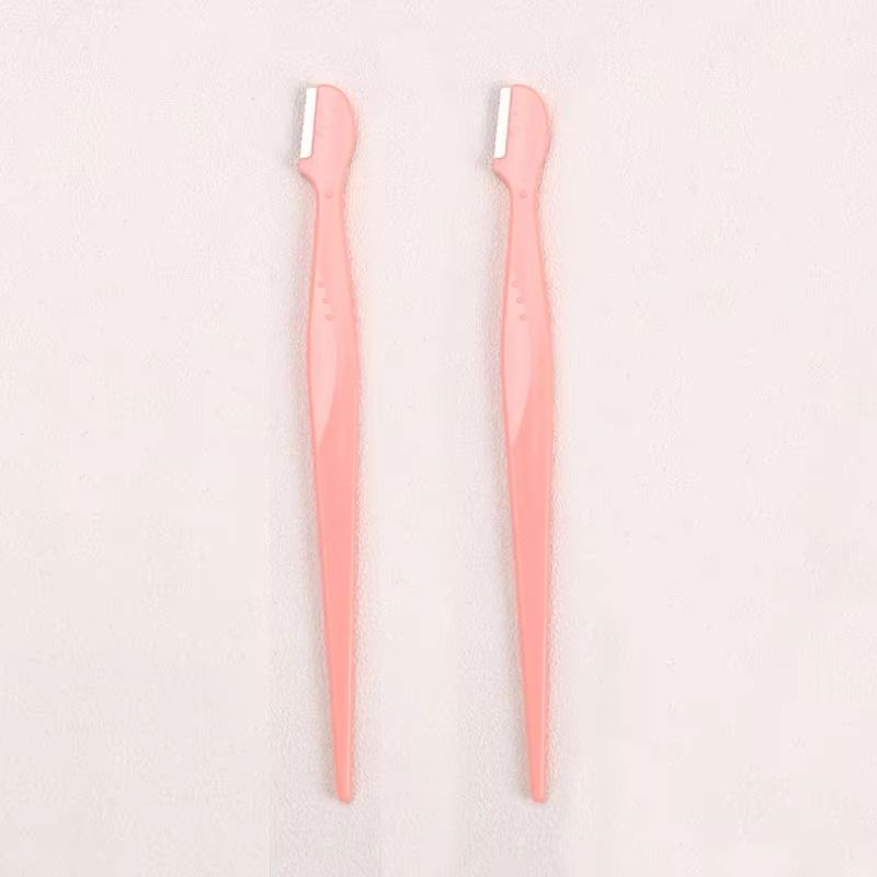 Karsyngirl Straight Handle Round Head Eyebrow Trimmer Set Gentle AntiScratch Razor For Brows And F 7