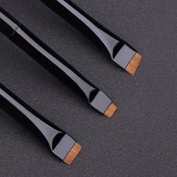 karsyngirl 1/2/3pcs flat eyeliner & eye detail makeup brush set – professional eye makeup tool for eyeliner, brows, lips
