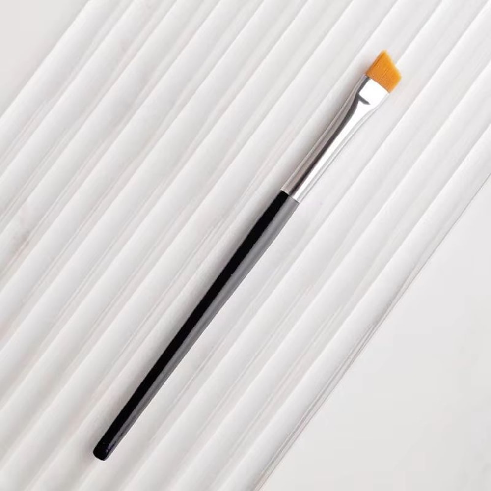 Karsyngirl 5 Pcs Eye Makeup Brush Set Flat Eyeliner Eyebrow And Detail Brushes For Professional Ey 2