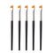 Karsyngirl 5 Pcs Eye Makeup Brush Set Flat Eyeliner Eyebrow And Detail Brushes For Professional Ey 5