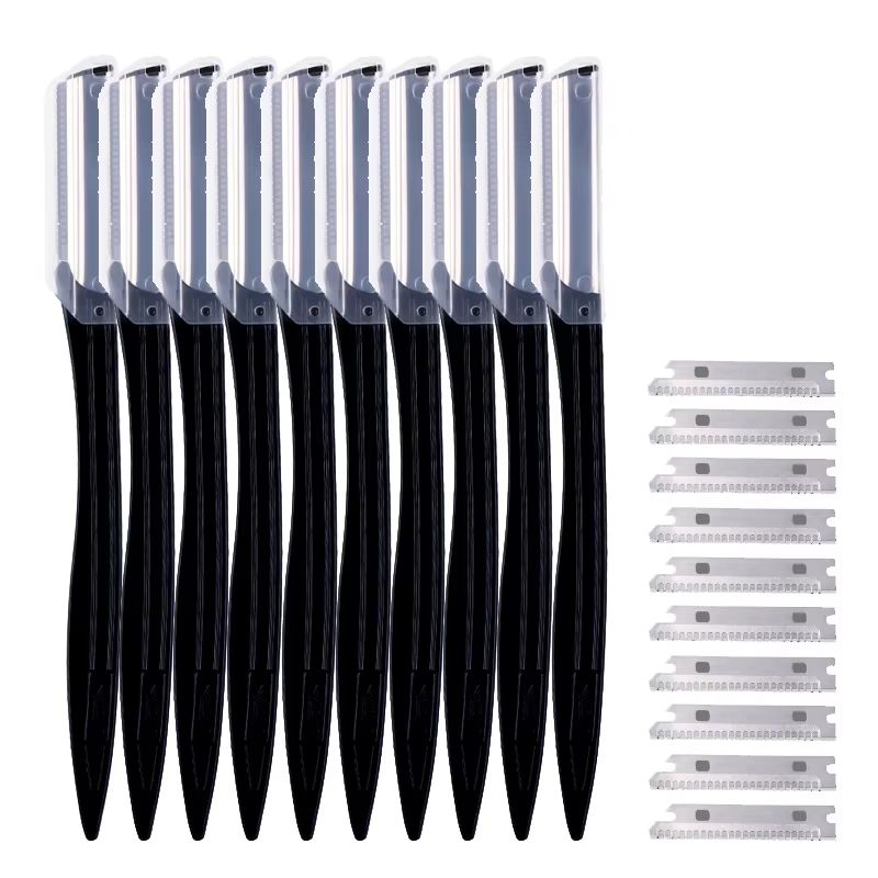 Karsyngirl 510 Pcs Facial Face Razor Eyebrow Trimmer Blades Set Facial Hair Remover And Eyebrow Sh 2