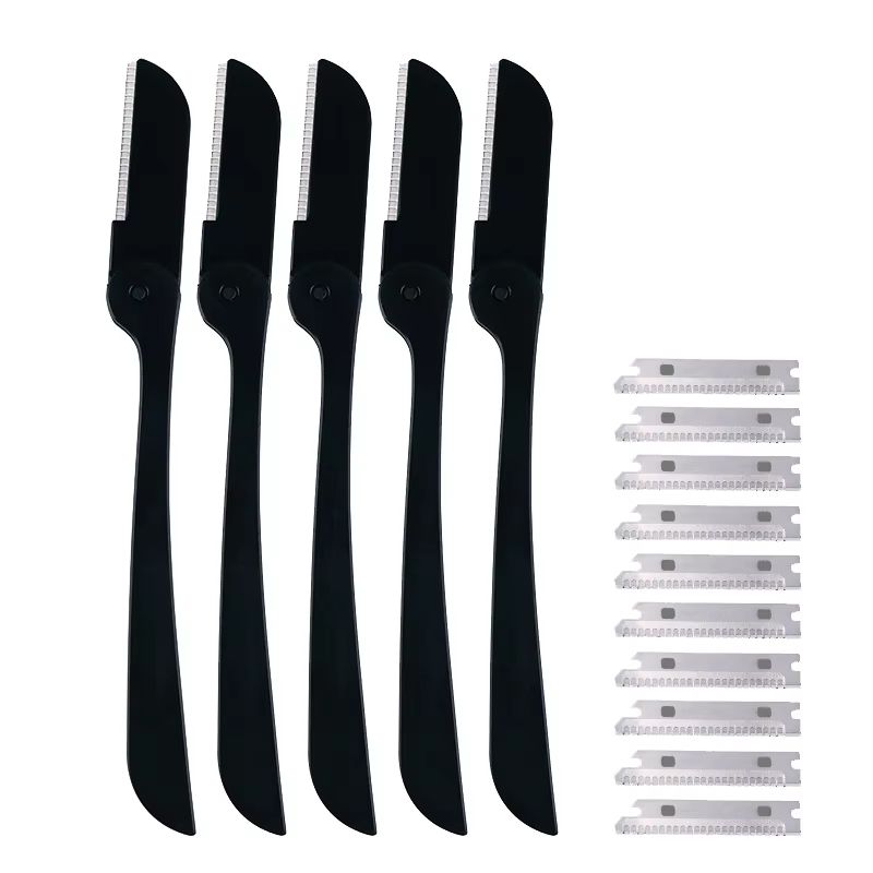 Karsyngirl 510 Pcs Facial Face Razor Eyebrow Trimmer Blades Set Facial Hair Remover And Eyebrow Sh 8
