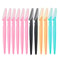 Karsyngirl 12 Pcs Mix Color Eyebrow Razor And Face Hair Remover Set For Women 6