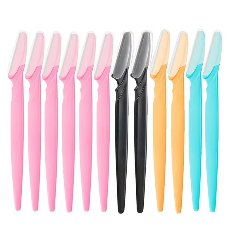 Karsyngirl 12 Pcs Mix Color Eyebrow Razor And Face Hair Remover Set For Women 6