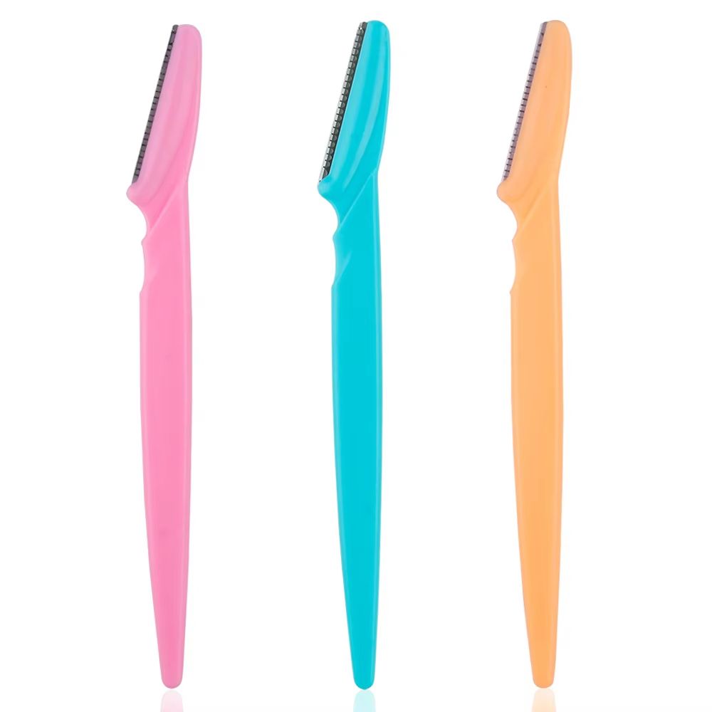 Karsyngirl 3410 Pcs Eyebrow Trimmer Blade Shaver Portable Face Razor Set Facial Hair Remover And Br 11