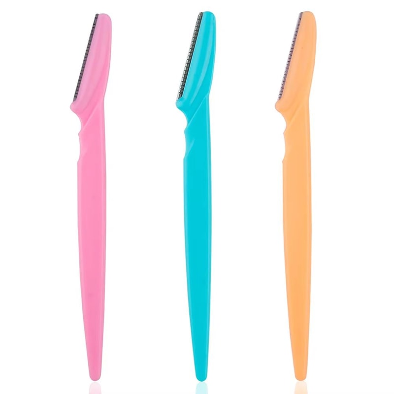 Karsyngirl 3410 Pcs Eyebrow Trimmer Blade Shaver Portable Face Razor Set Facial Hair Remover And Br 11