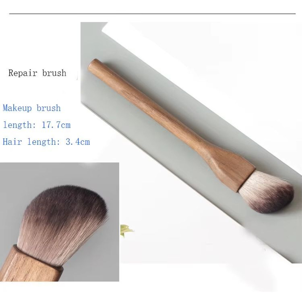 Karsyngirl Makeup Brush Wood Walnut Large Retro Powder Brush 9