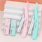Karsyngirl 1 Pcs Folding Eyebrow Trimming Knife Holder Portable Eyebrow Trimmer Face Razor Makeup T 10