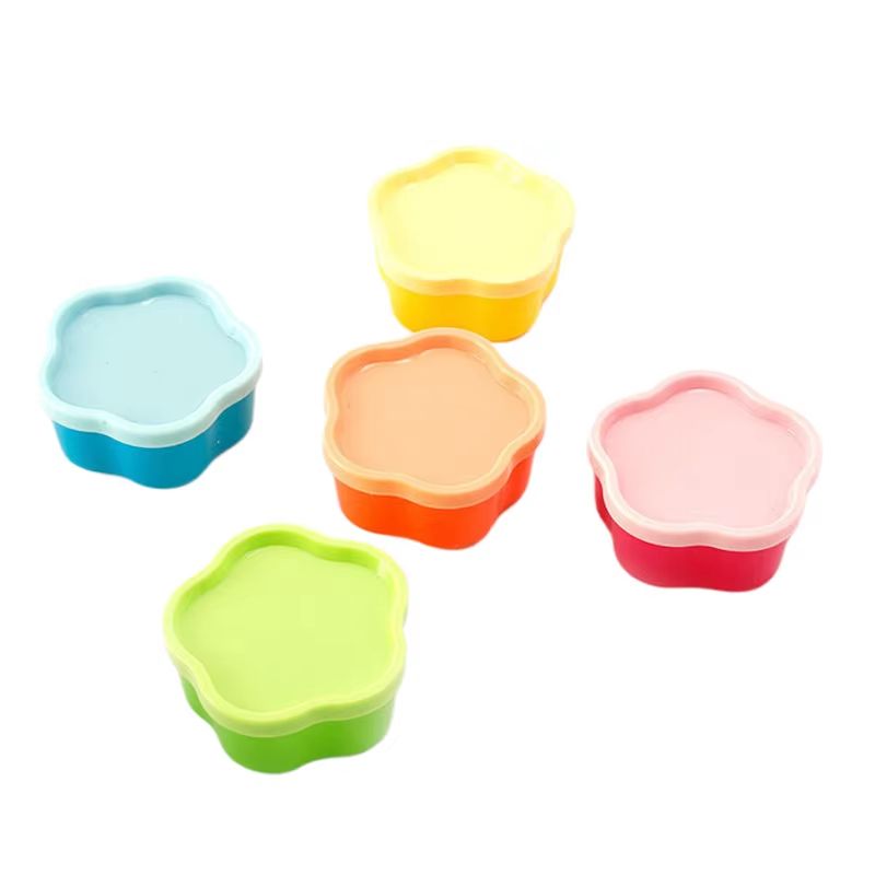 5 Pcs Mini Squeeze Bottle Lunch Box Plastic Condiment Bottles For Ketchup Salad Dressing And Sauces 4