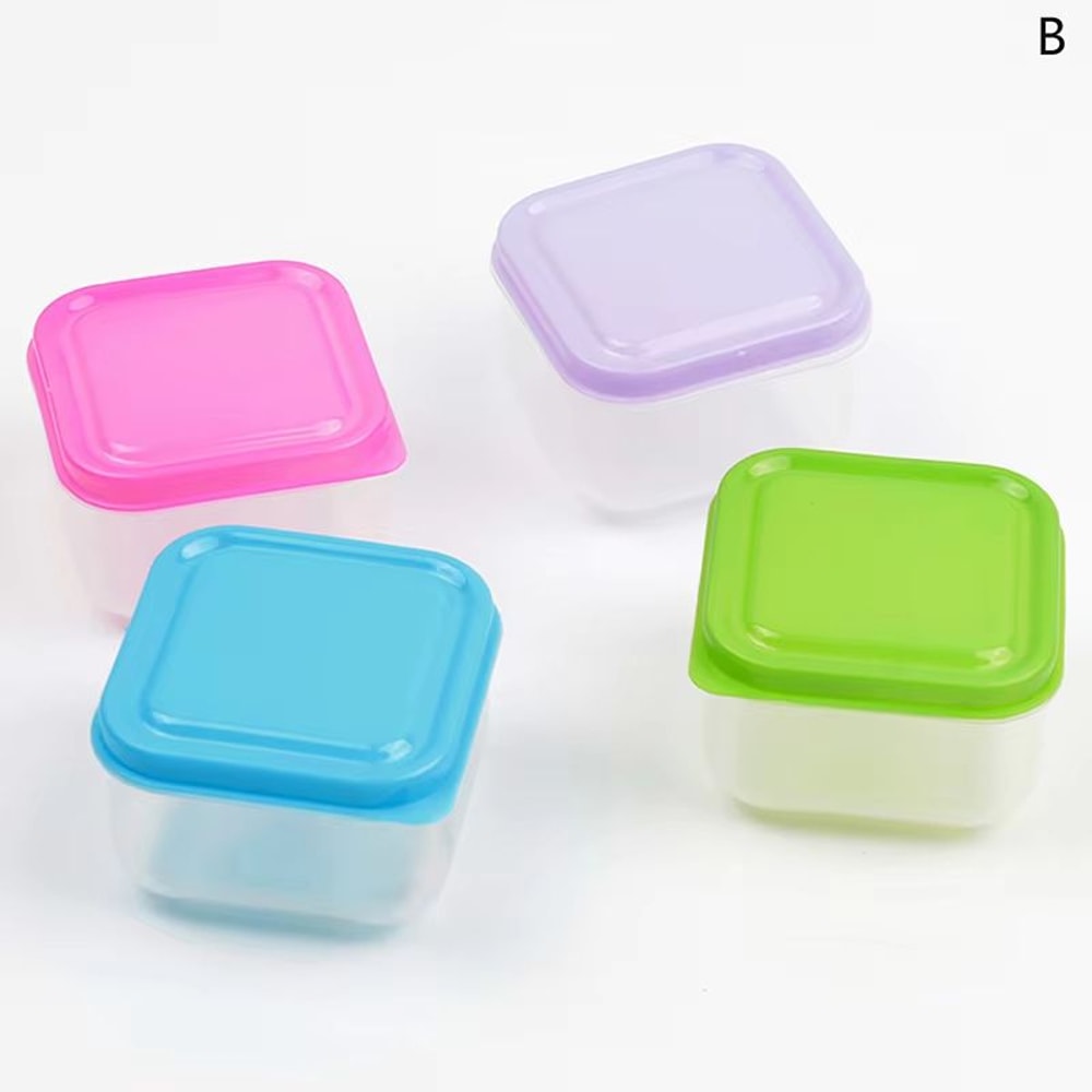 5 Pcs Mini Squeeze Bottle Lunch Box Plastic Condiment Bottles For Ketchup Salad Dressing And Sauces 6