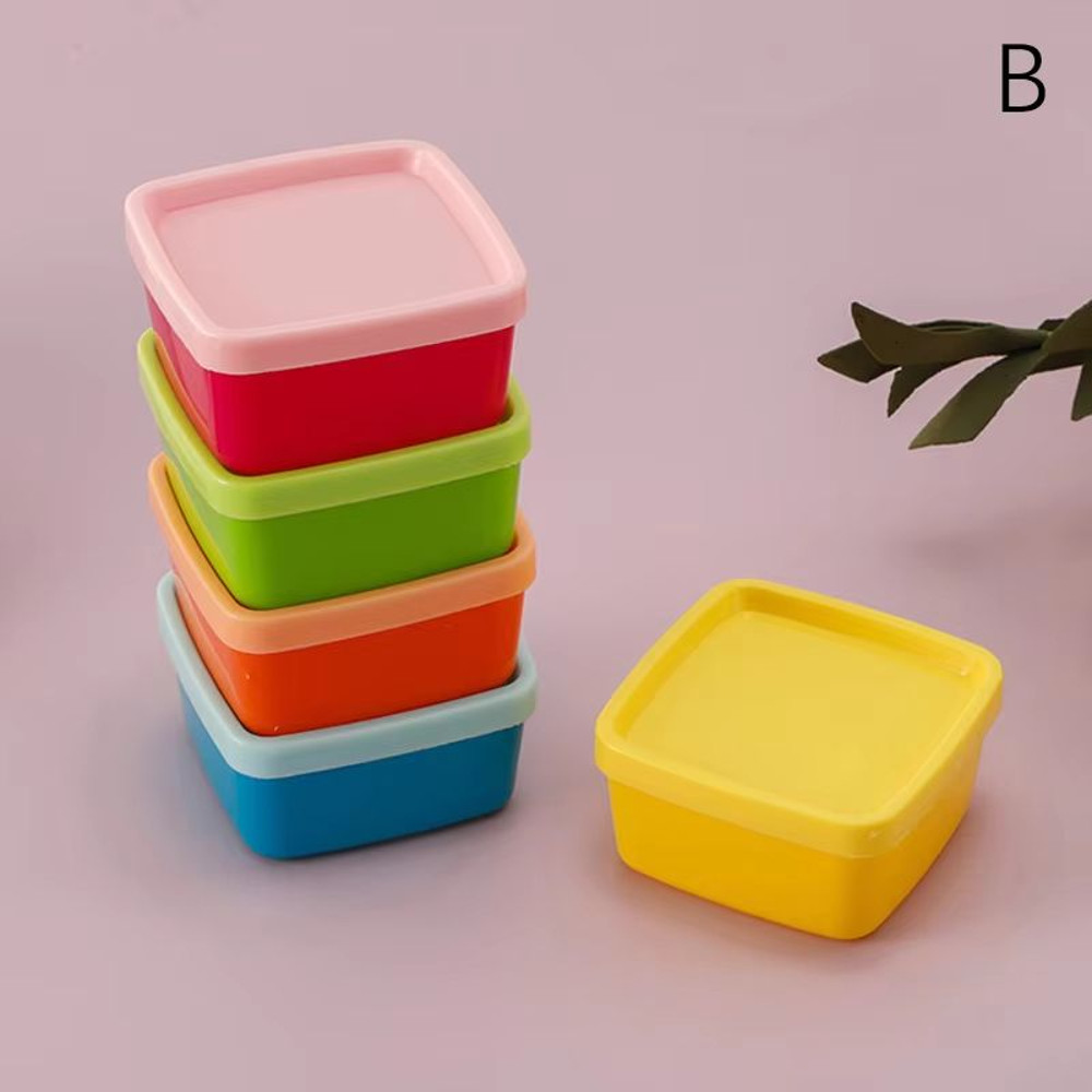 5 Pcs Mini Squeeze Bottle Lunch Box Plastic Condiment Bottles For Ketchup Salad Dressing And Sauces 8
