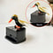 Cartoon Bird Automatic Toothpick Dispenser Cute PushButton Toothpick Holder For Kitchen And Dining 7