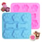 Dog Footprint Silicone Baking Mold 3D Paw And Bone Cookie Cake Mold For Baking And Fondant 1