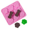 Dog Footprint Silicone Baking Mold 3D Paw And Bone Cookie Cake Mold For Baking And Fondant 3
