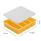 Giant Silicone Freezer Tray With Lid Extra Large Food Storage And Freezing Mold 11