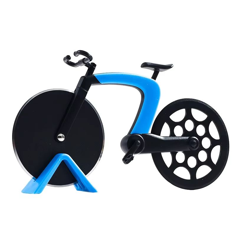 Bicycle Shape Stainless Steel Pizza Cutter Wheel Novelty Bike Roller Pizza Chopper 9