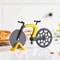 Bicycle Shape Stainless Steel Pizza Cutter Wheel Novelty Bike Roller Pizza Chopper 3