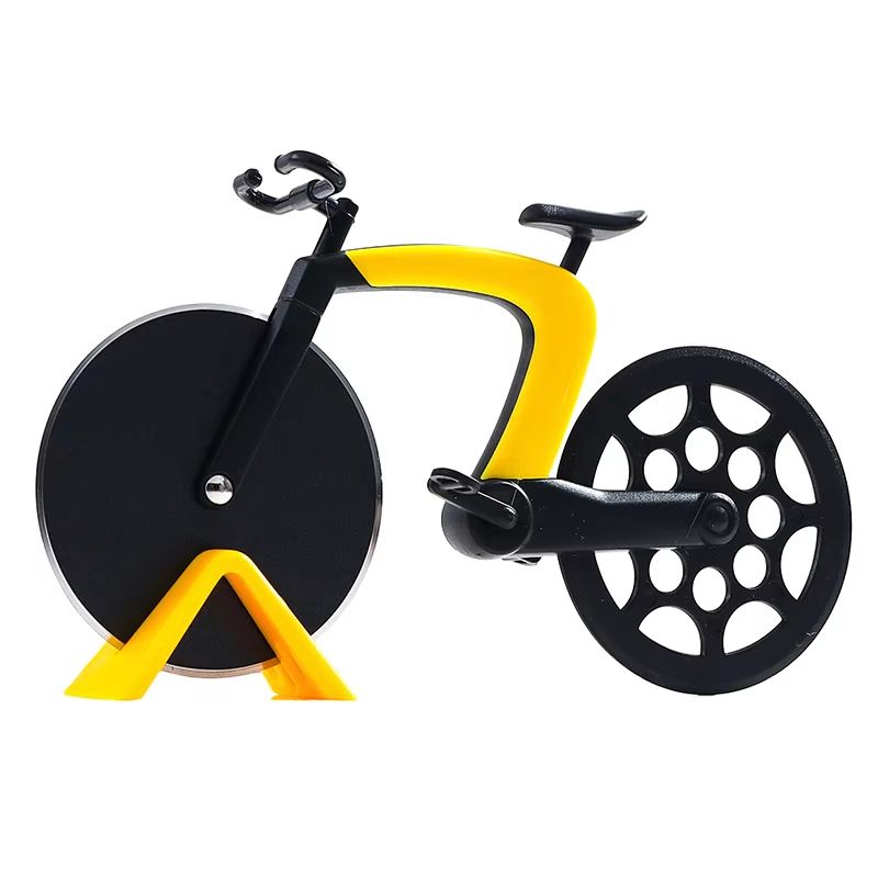 Bicycle Shape Stainless Steel Pizza Cutter Wheel Novelty Bike Roller Pizza Chopper 8