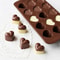 Silicone Diamond Heart Baking Mold 1510 Cavity Mold For Chocolate Cakes Cookies Ice Cubes Desserts 0