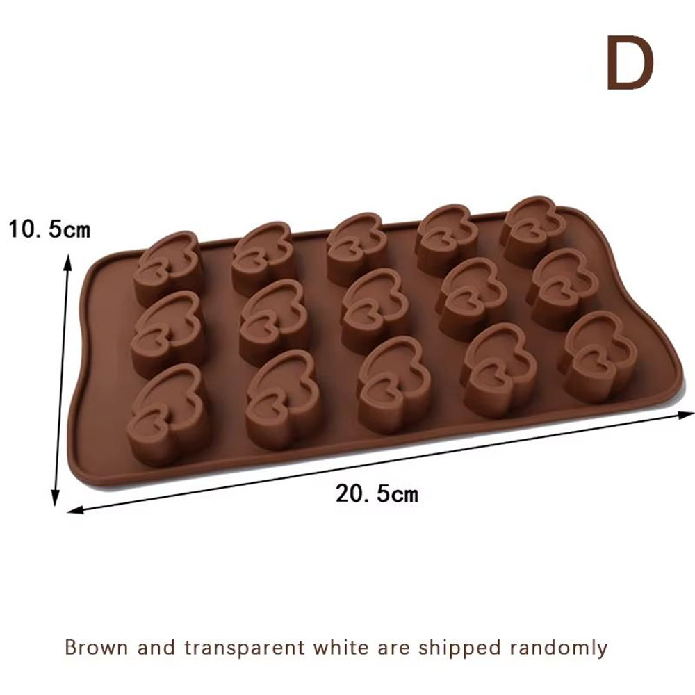Silicone Diamond Heart Baking Mold 1510 Cavity Mold For Chocolate Cakes Cookies Ice Cubes Desserts 9