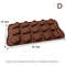 Silicone Diamond Heart Baking Mold 1510 Cavity Mold For Chocolate Cakes Cookies Ice Cubes Desserts 9