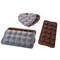 Silicone Diamond Heart Baking Mold 1510 Cavity Mold For Chocolate Cakes Cookies Ice Cubes Desserts 2