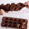 Silicone Diamond Heart Baking Mold 1510 Cavity Mold For Chocolate Cakes Cookies Ice Cubes Desserts 4