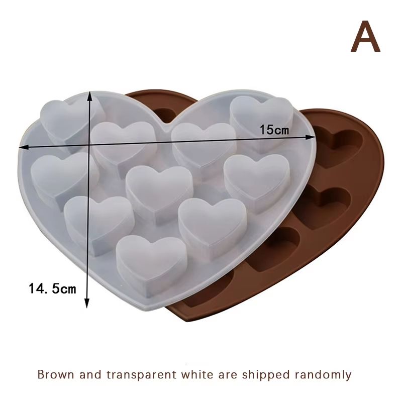 Silicone Diamond Heart Baking Mold 1510 Cavity Mold For Chocolate Cakes Cookies Ice Cubes Desserts 7