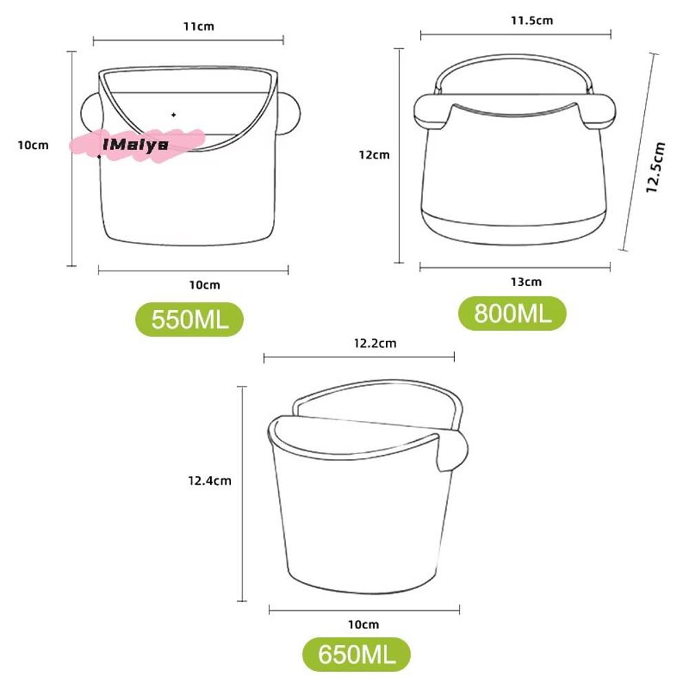 Stainless Steel Shock Absorbent Espresso Coffee Knock Box Dump Bin With Removable Knock Bar And Non 5