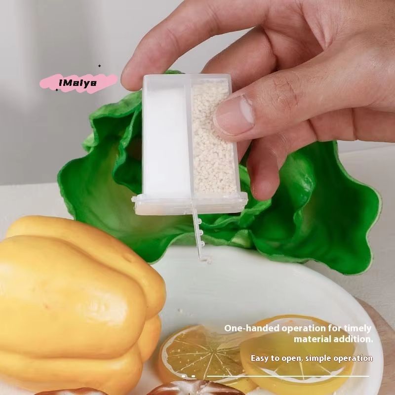 2 In 1 Multi Purpose Camping Seasoning Shaker With Lid 2 Compartment Salt Pepper Spice Jar For Out 1