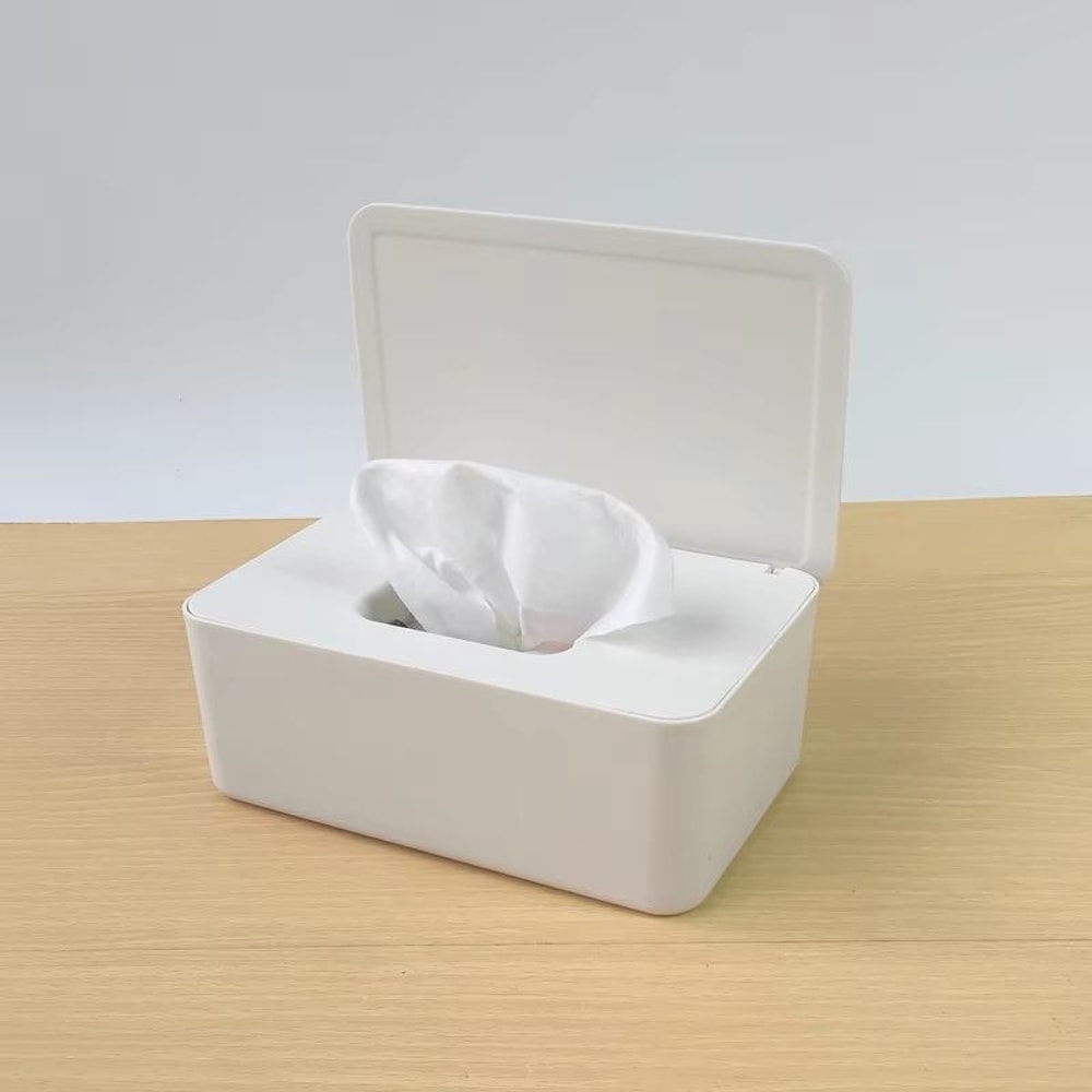 Dustproof Wet Tissue Box With Lid Baby Wipe Storage Holder For Home Car Office 9