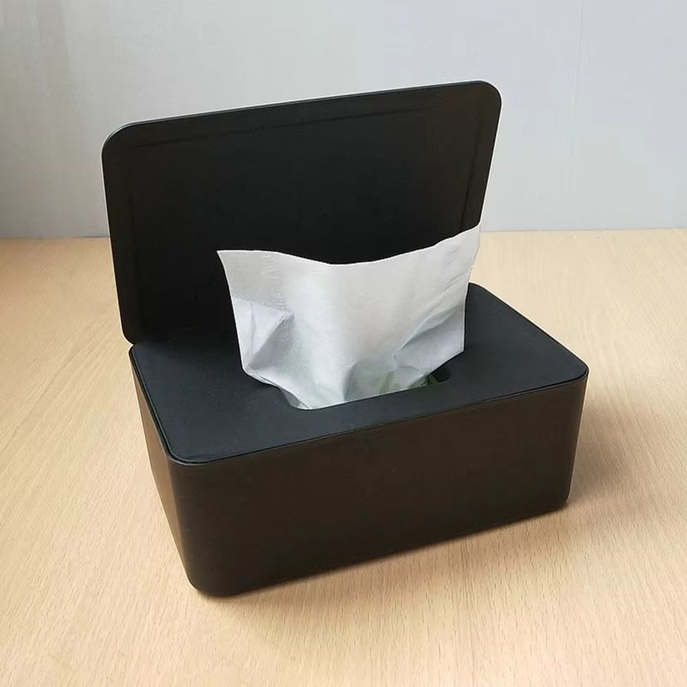 Dustproof Wet Tissue Box With Lid Baby Wipe Storage Holder For Home Car Office 8