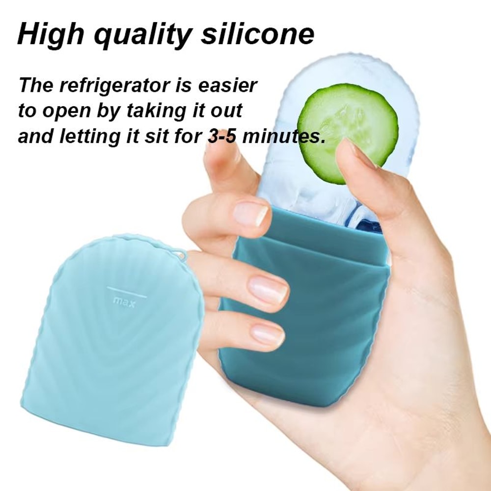 Silicone Facial Ice Mold Applicator Reusable Ice Cube Roller For Skin Care And Facial Massage 4