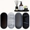 Oval Silicone Bathroom Counter Tray Flexible Soap Sink Organizer Tray Approx 984in 0