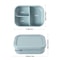 Square Silicone 3in1 Bento Box Insulated FoodGrade Lunch Container For Home Outdoor Use 5
