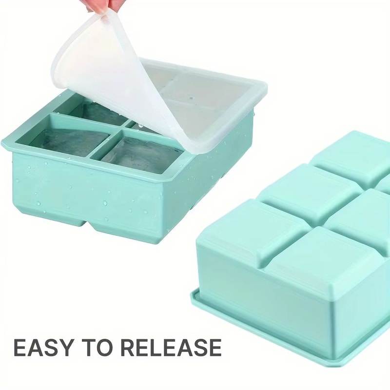 MultiGrid Silicone Ice Tray Set With Lid 468Grid Flexible Ice Cube Mold For Drinks Cocktails 4