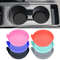 Silicone Car Coasters 2Pack NonSlip Bling Cup Holder Inserts For Car Interior Accessories 1