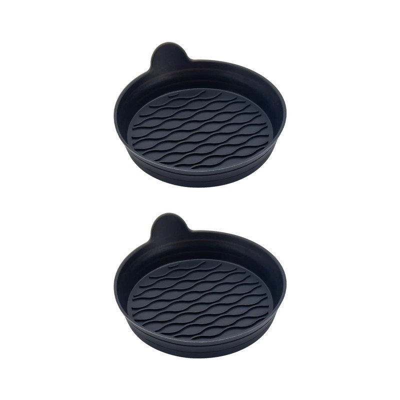 Silicone Car Coasters 2Pack NonSlip Bling Cup Holder Inserts For Car Interior Accessories 7