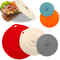 5Pack Silicone Microwave Splatter Covers Reusable HeatResistant Suction Lids In 5 Sizes 1
