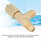 Quick Coupler Tee Adapter 14in SAE Brass Valve Core Tee For R22R12R134 Systems 2