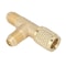 Quick Coupler Tee Adapter 14in SAE Brass Valve Core Tee For R22R12R134 Systems 5