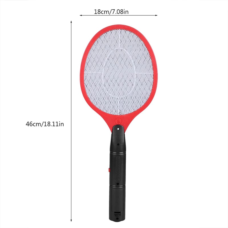 Electric Fly Swatter Racket Cordless Battery Powered Bug Zapper For Flies And Mosquitoes 5
