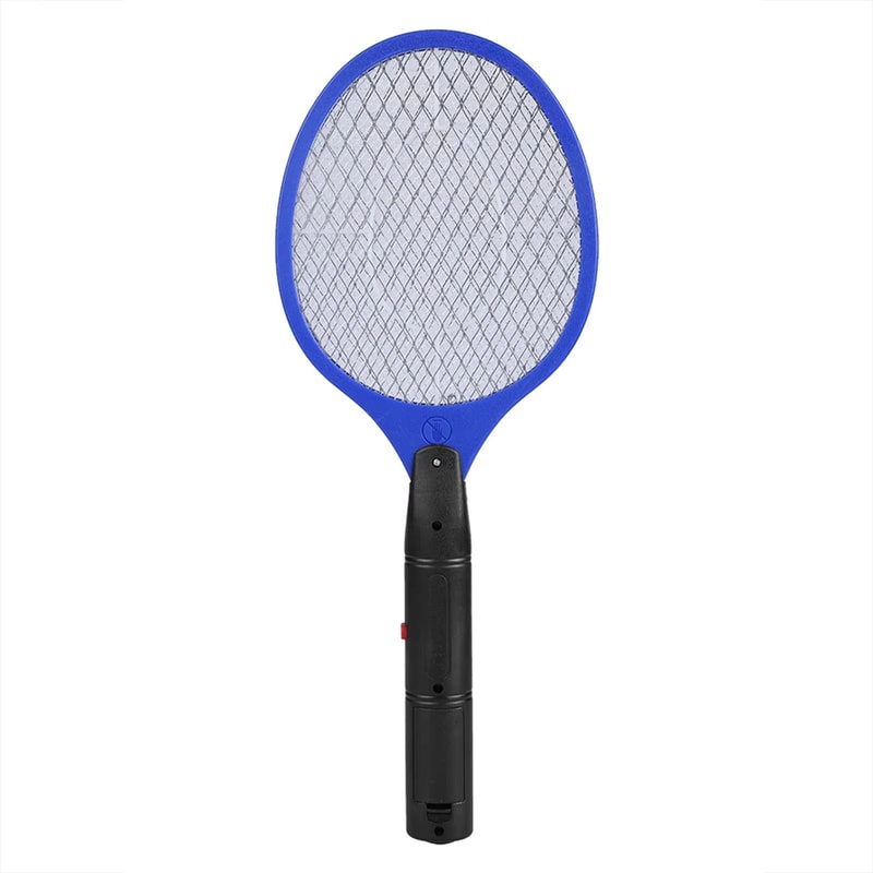 Electric Fly Swatter Racket Cordless Battery Powered Bug Zapper For Flies And Mosquitoes 8