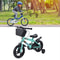 12 Inch Kids Bike With Training Wheels Stable High Carbon Steel Toddler Bicycle Green 4