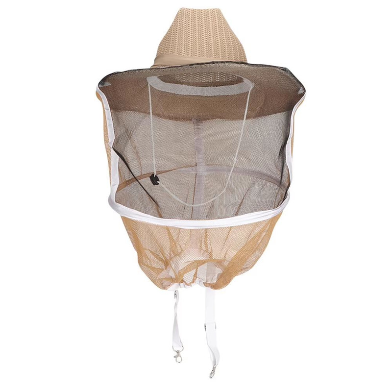 Breathable FireResistant Beekeeping Cowboy Hat With Protective Veil 5