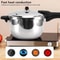 Stainless Steel Pressure Cooker With Safety Valve 80 KPa ExplosionProof Multifunctional Cooking Po 5