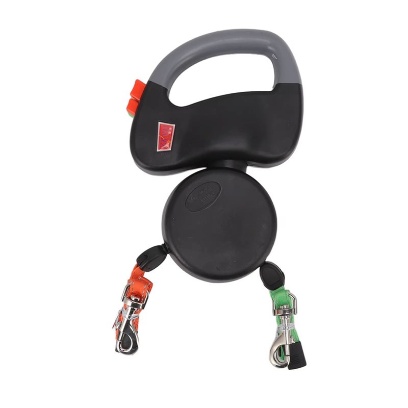 Dual Retractable Dog Leash Automatic Winding Double Pet Walking Traction Rope 984ft 6