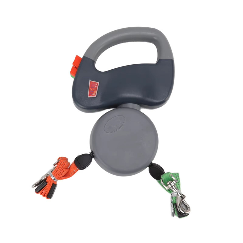 Dual Retractable Dog Leash Automatic Winding Double Pet Walking Traction Rope 984ft 7