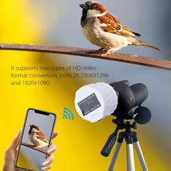 4mp wifi telescope eyepiece camera – wireless digital eyepiece for 1.18–1.97in sighting telescopes